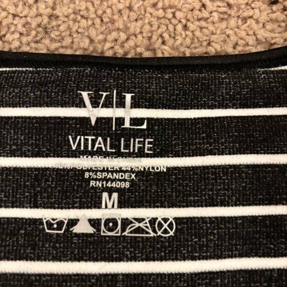 Black and White Striped Women's Tank Top - Picture 2 of 3